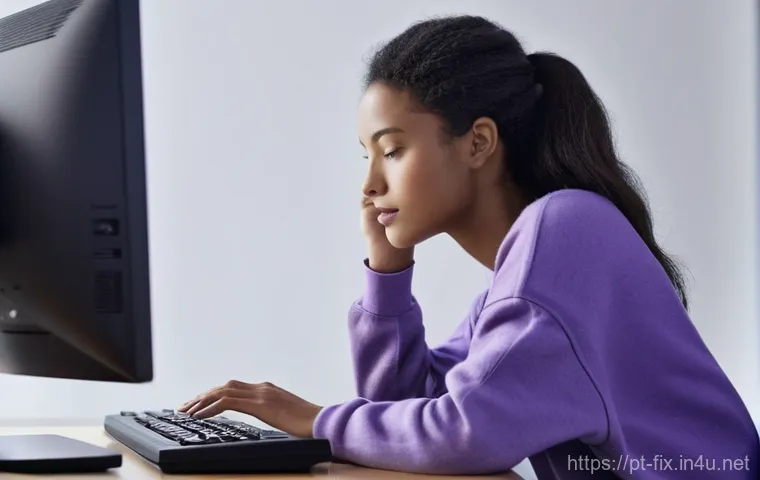 컴퓨터 블루스크린 발생 원인과 해결 방법 - **Prompt 1: The Computer's Subtle Whispers**
"A cozy, softly lit room with a modern computer des...